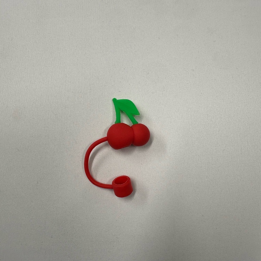 🆕 Cherry Straw Topper 🍒